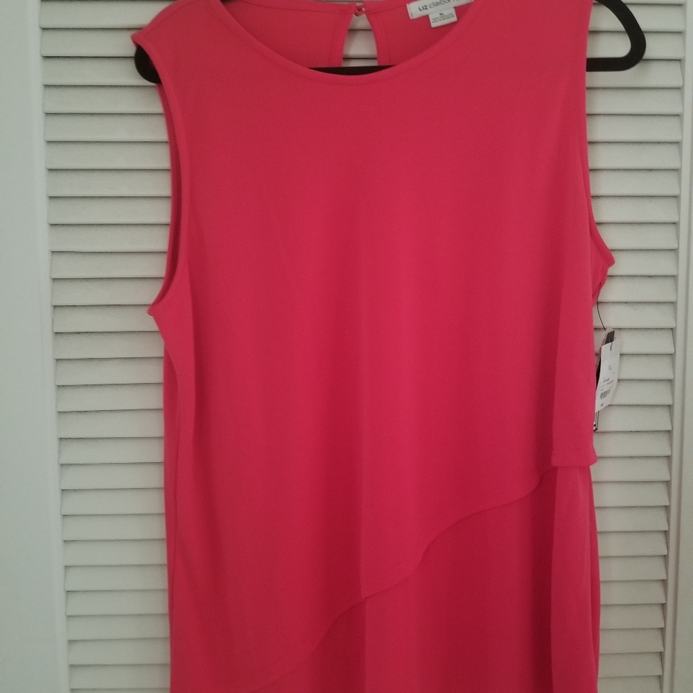 Blouse - Liz Claiborne-Color-Azalea